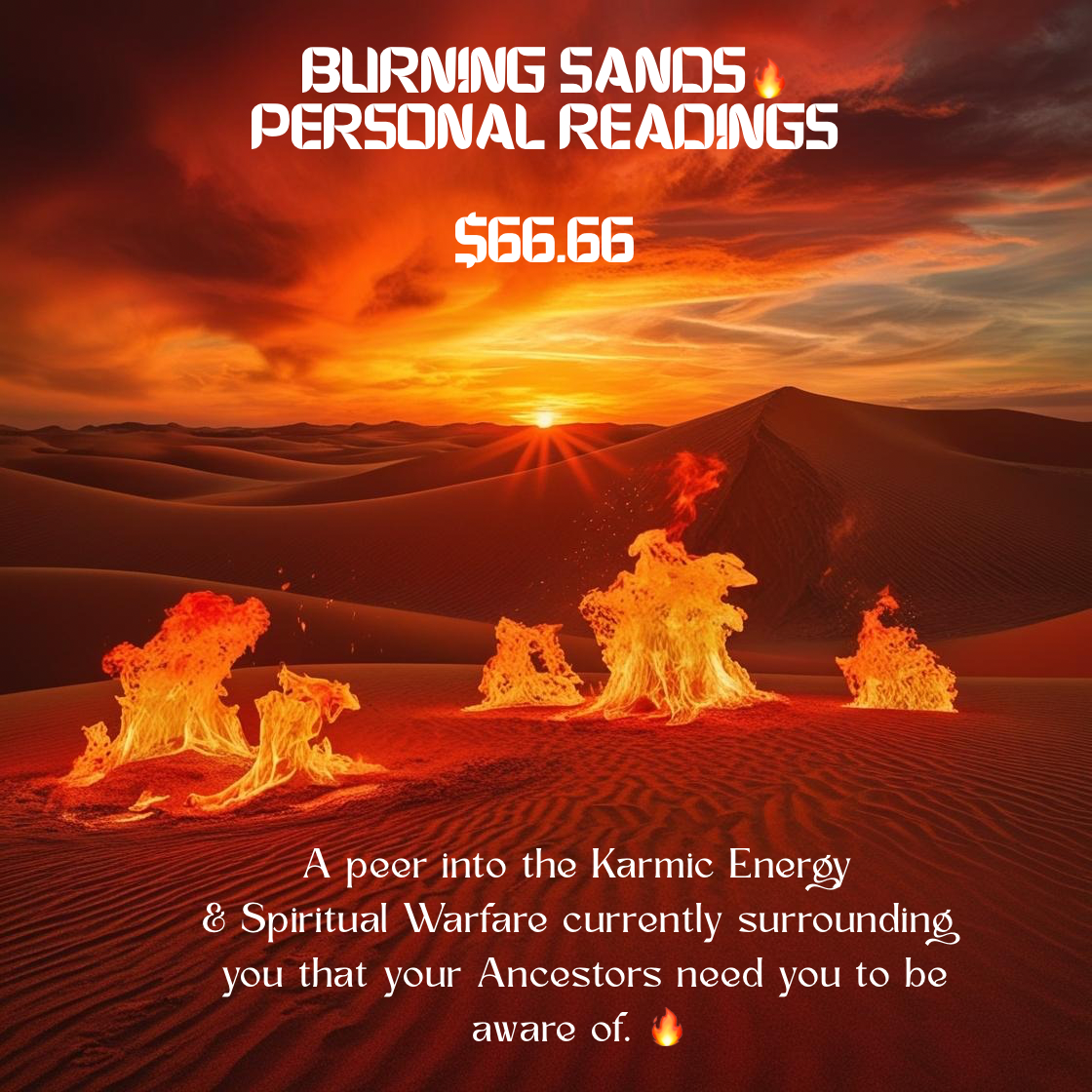 BURNING SANDS READING🔥⚡️