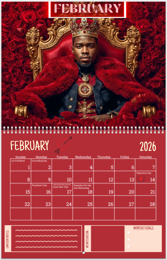 2026 Emperor Wall Calendars 👑✨