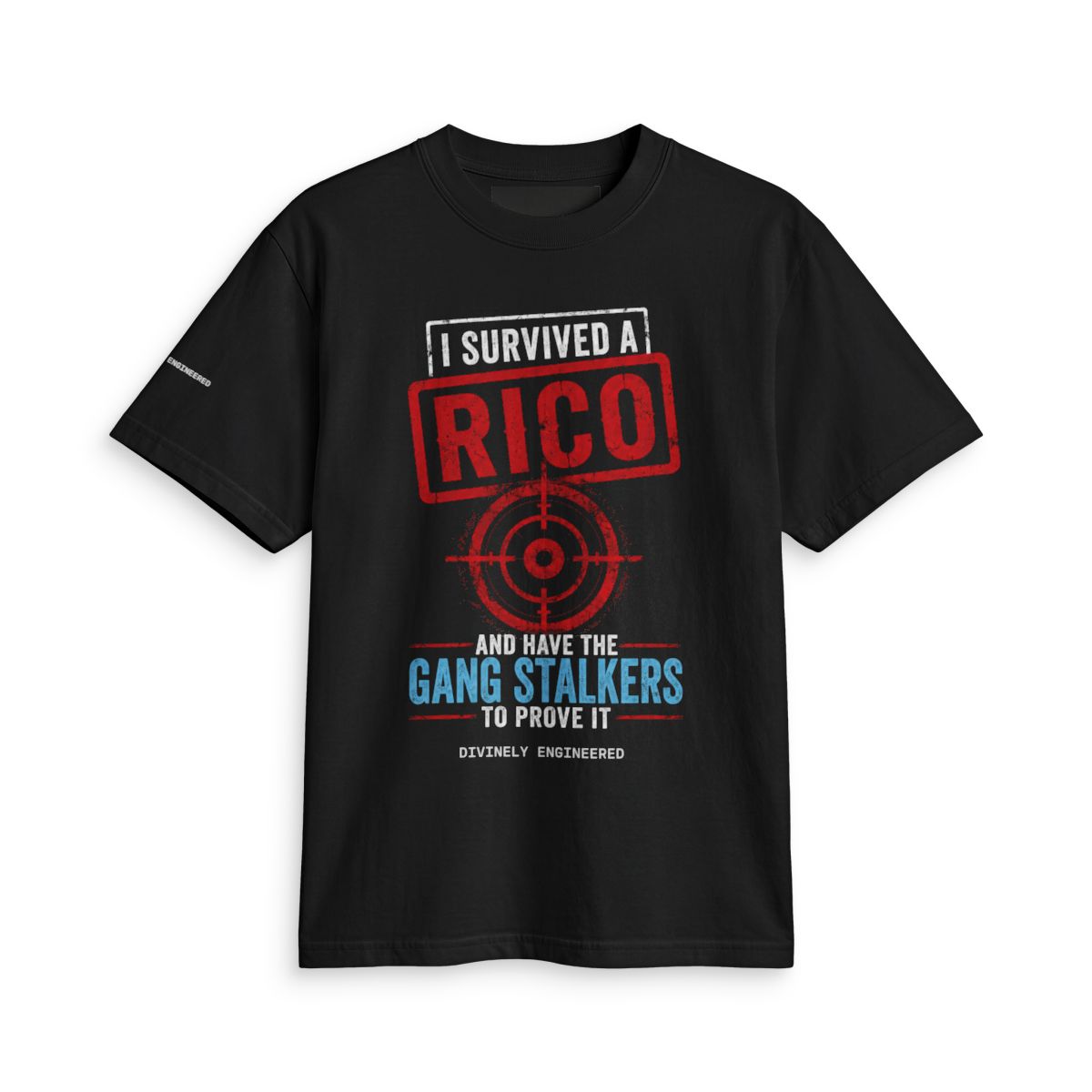 I Survived A RICO Graphic Tee - Yellow Lettering