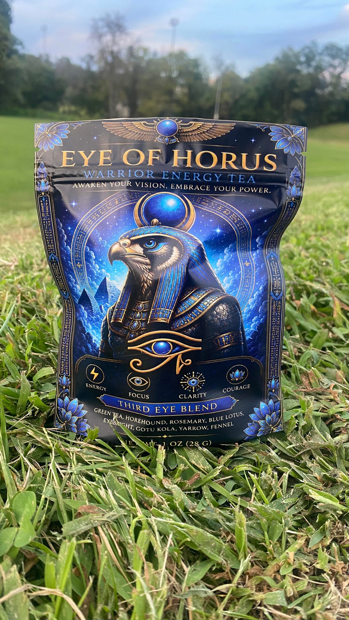 🦅 Eye of Horus Warrior Tea - Green Tea Herbal Blend
