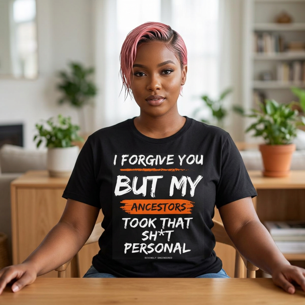 "My Ancestors Took That Personal" Graphic Tee – Divinely Engineered Spiritual Streetwear