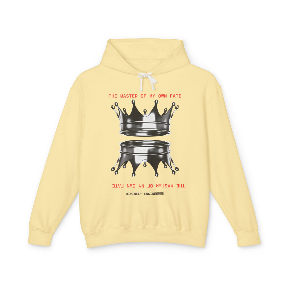 Master of My Own Fate Graphic Hoodie – Divinely Engineered Spiritual Streetwear