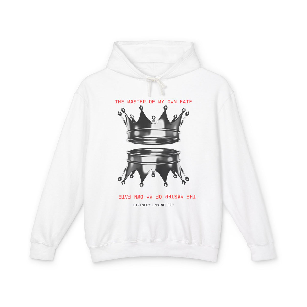 Master of My Own Fate Graphic Hoodie – Divinely Engineered Spiritual Streetwear