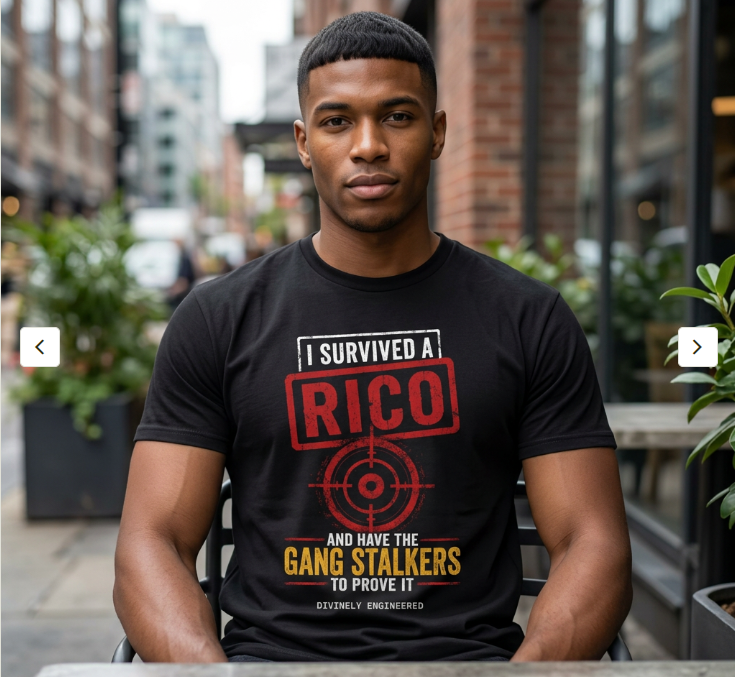 I Survived A RICO Graphic Tee - Yellow Lettering