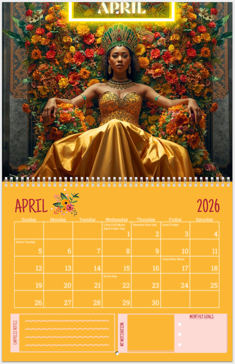 2026 Empress Wall Calendars 👑✨