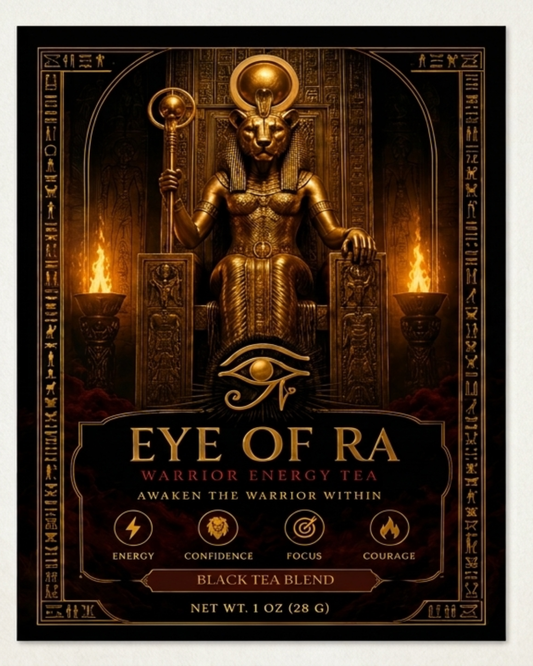 👁️EYE OF RA Warrior Tea - Black Tea Herbal Blend🔥🛡️⚔️