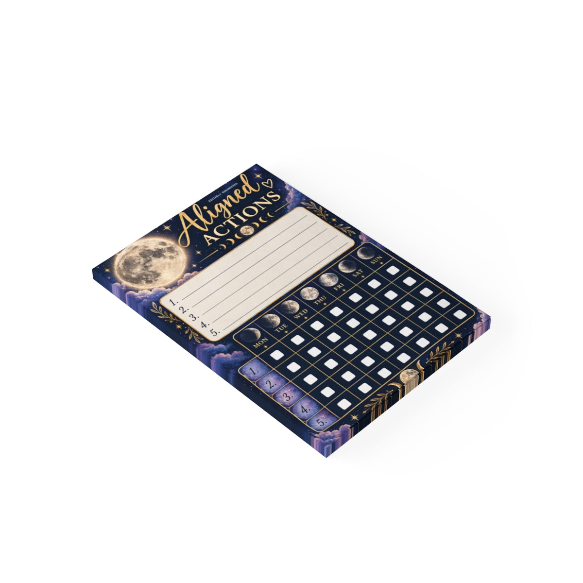 🌕Aligned Actions Moon Manifestation Tracker Notepad✨