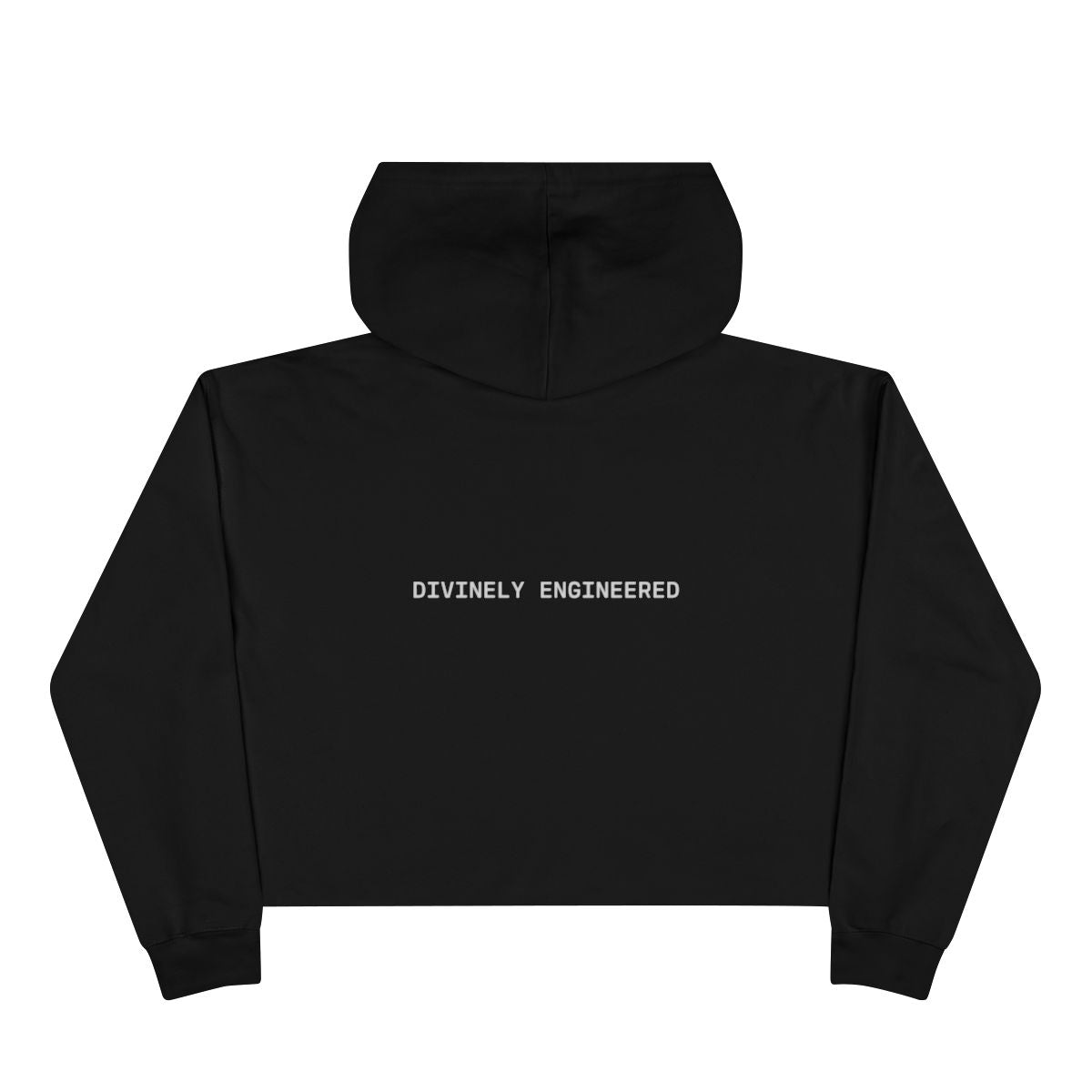 Did I REALLY cut you off? Cropped Hooded Sweatshirt
