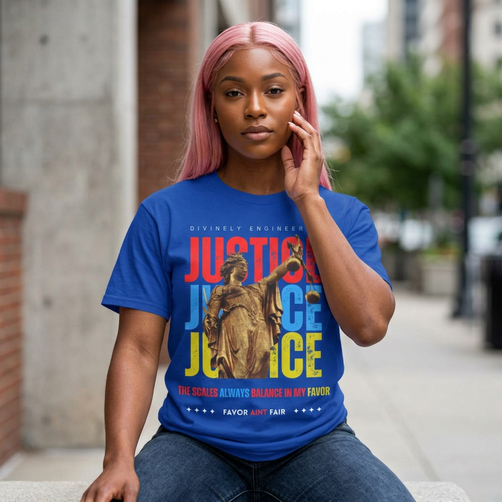Favor AINT Fair Graphic Tee – Divinely Engineered Spiritual Streetwear
