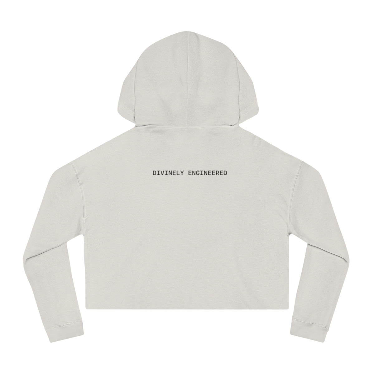 Did I REALLY cut you off? Cropped Hooded Sweatshirt